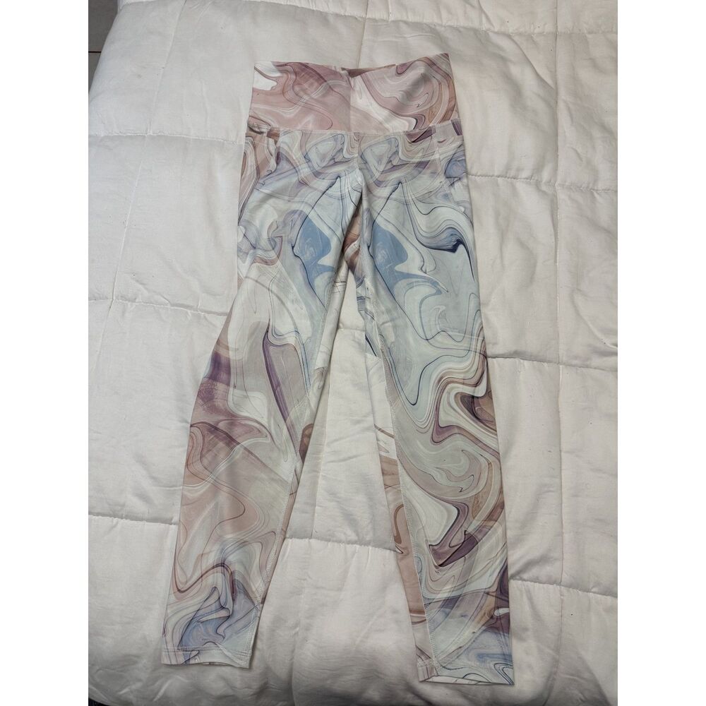 Old Navy Active M Marble Print High-Waist Leggings